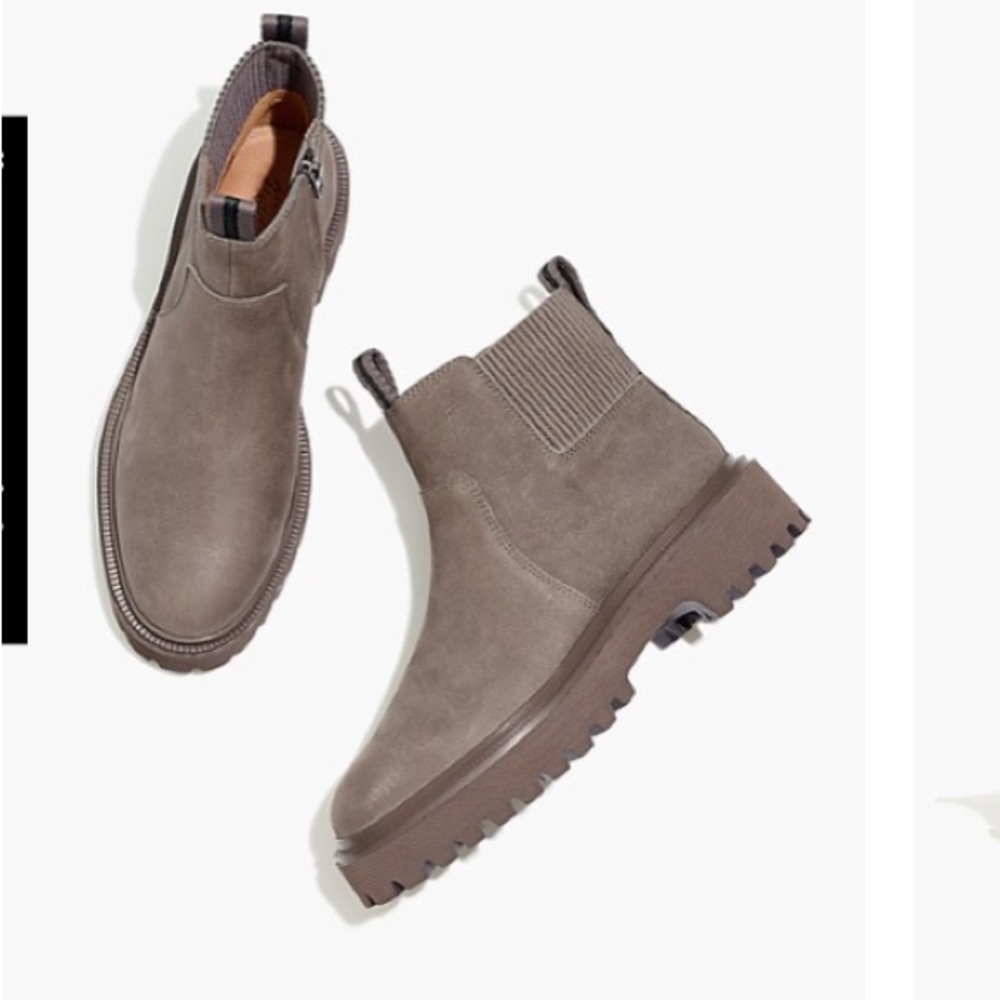 Madewell The Henry Lugsole Boot in Nubuck